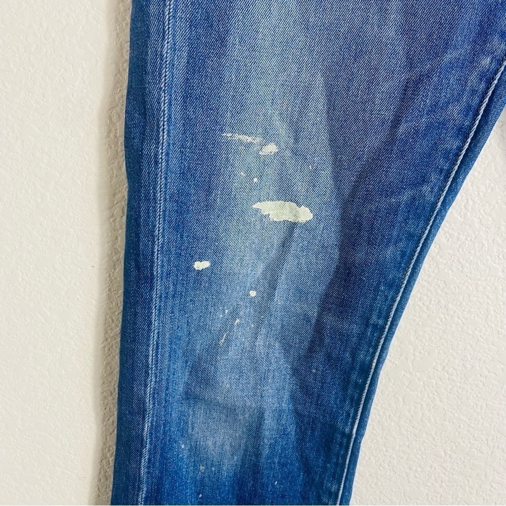 Madewell Blue Straight Ankle/Cropped Distressed Jeans  Size:26 - Picture 11 of 11
